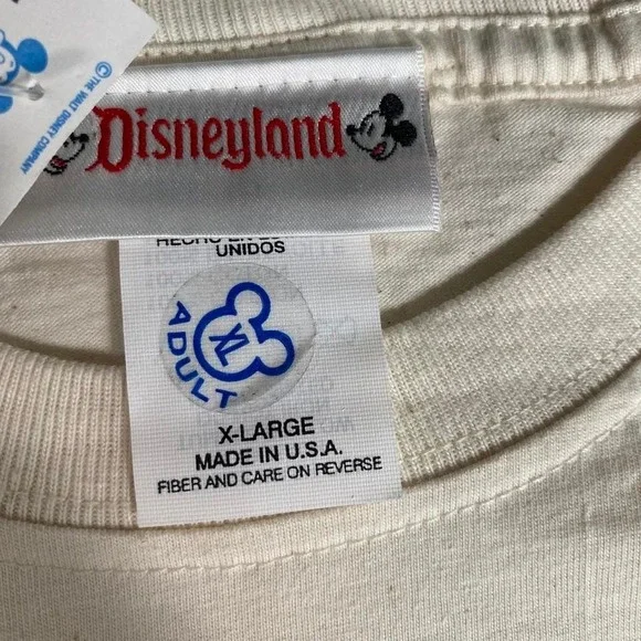 RARE NWT Vintage Disneyland 45th Anniversary T-Shirt XL Made in USA - Picture 2 of 6